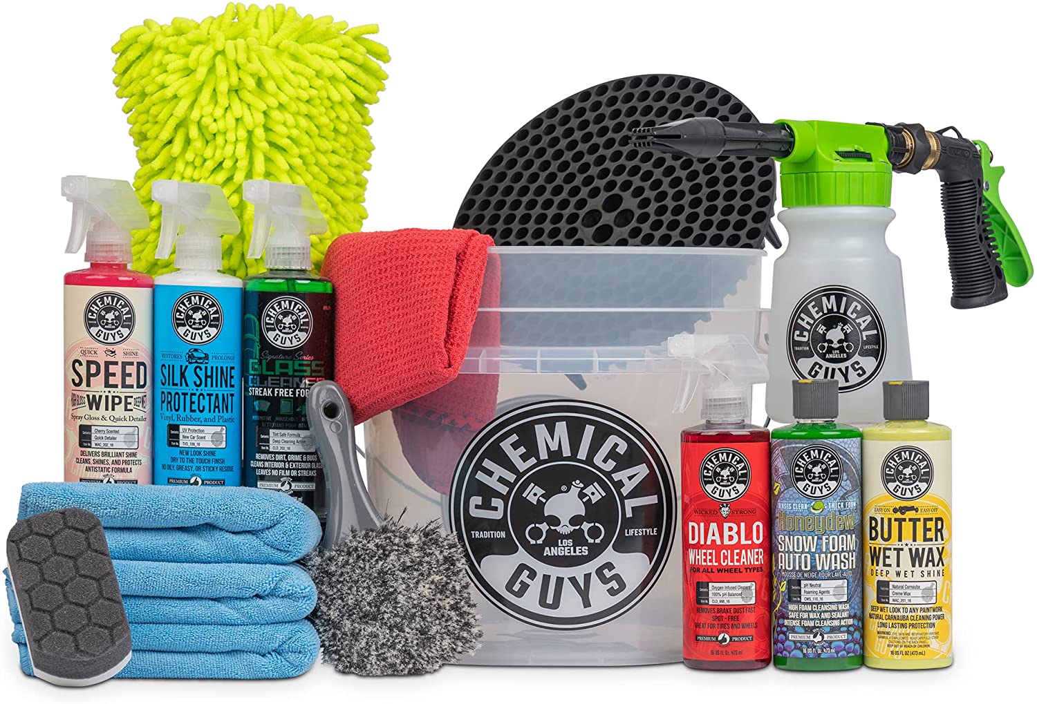 Chemical Guys HOL148 16-Piece Car Wash Kit